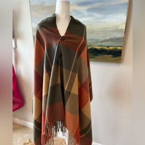 Plaid Fall Scarf Wrap